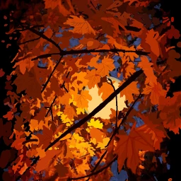 autumnleaves fullmoon wdpautumncolors