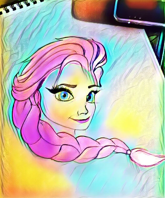 Art Drawing Elsa Frozen Disney Art Image By Nr